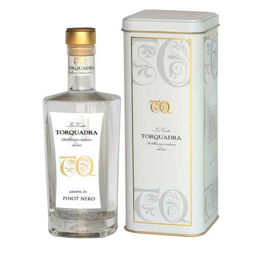 Grappa Trentina di Pinot Nero - 0,5 Liter - 40 vol. - in der Metalldose - Torquadra