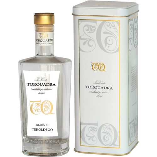 Grappa Trentina di Teroldego - 0,5 Liter - 40 vol. - in der Metalldose - Torquadra