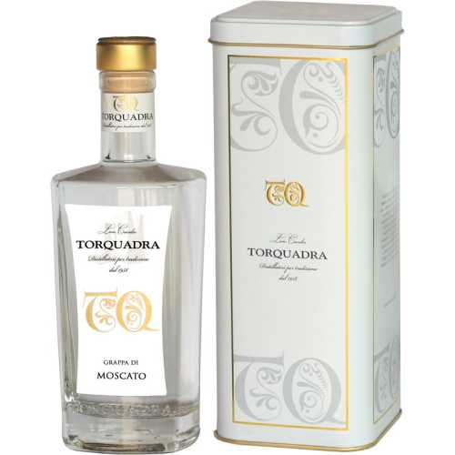 Grappa di Moscato - 0,5 Liter - 40 vol. - in der Metalldose - Torquadra