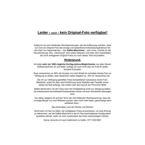 i: Pinocchio CA - Schwarz-Edelstahl - XL - Volumetrico - Kaffee und Heißwasser - Spinel