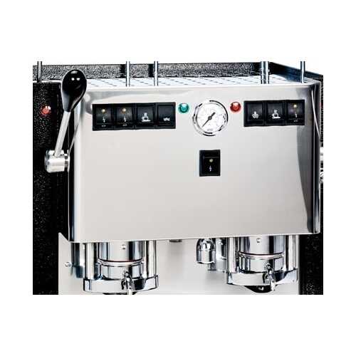 MiniMini Lux 2CAV - Edelstahl komplett - 2 * Kaffee, Heisswasser und Dampf - Spinel