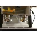 MiniMini Lux 2CAV - Schwarz-Edelstahl - 2 * Kaffee, Heisswasser und Dampf - Spinel