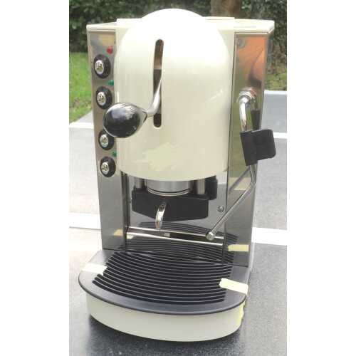 d: Lolita Elite CV - Weiß-Edelstahl - Kaffee und Dampf - Spinel