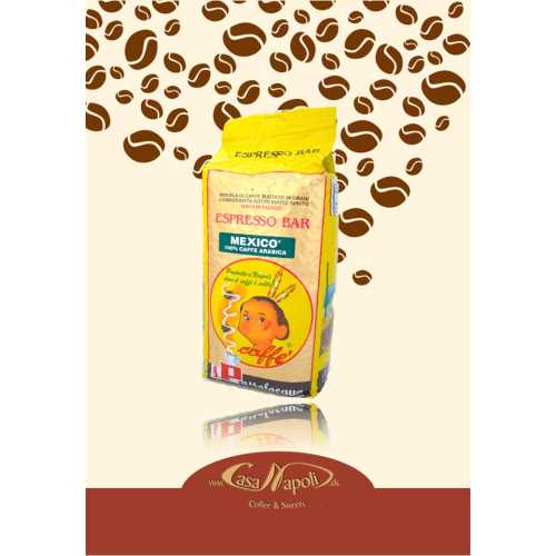 Mekico - 100% Arabica - Kaffee in Bohnen - 1 Kilogramm - Passalacqua Caffe Frisch (3 Monate seit Herstellung)
