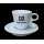 Espresso Tasse mit Unterteller von Laburia - Galdiero Caffe