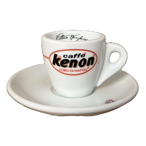 Espresso Tasse mit Unterteller von Kenon - Caffe Centro Brasil