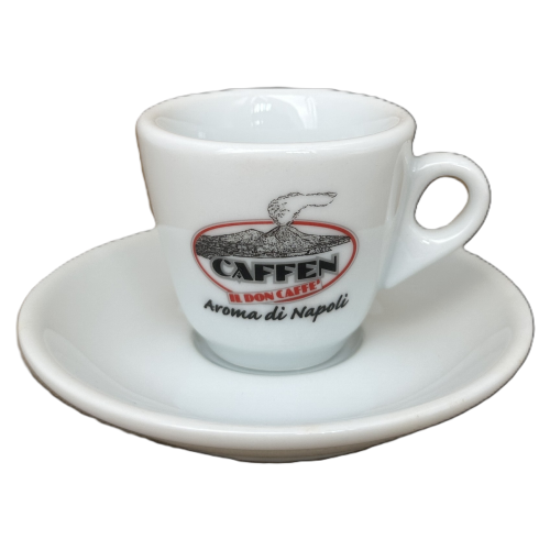 Espresso Tasse mit Unterteller von Caffen