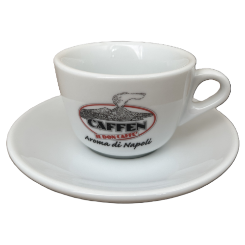 Cappuccino Tasse mit Unterteller von Caffen