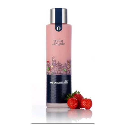 Erdbeer Creme aus Amalfi - Crema di Fragola - 0,5 Liter - 17 vol. - Flasche: Thai - LOro di Amalfi