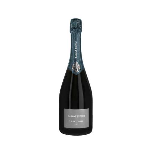 Tesi Due VSQ Extra Brut - Franciacorta Bio-Metodo Tradizionale - 0,75 Liter - in Papier gewickelt - 12,0 vol. - Barone Pizzini