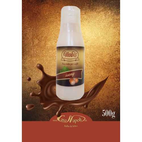 Weiße Schokolade zur Espresso-Veredelung - Ivory - 500 gr - Topping - Nobis Nocciola - MHD 31-07-2019
