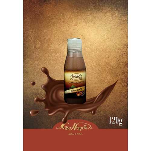 Schokoladen-Haselnuss-Püree als Kaffeezusatz - Purea di Nocciola - 120 gr - Topping - Nobis Nocciola - MHD 31-12-2020