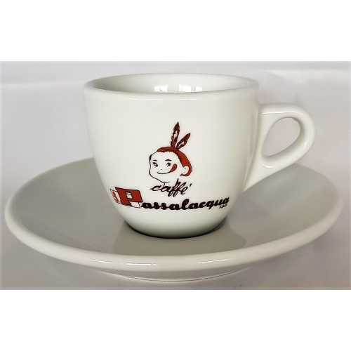 Espresso Tasse mit Unterteller - Passalacqua Caffe