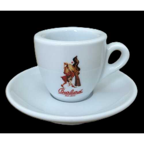 Espresso Tasse mit Unterteller - Barbera Caffe