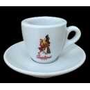 Espresso Tasse mit Unterteller - Barbera Caffe
