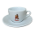 Cappuccino Tasse schmal mit Unterteller - Barbera Caffe