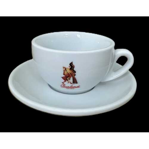 Cappuccino Tasse rund mit Unterteller - Barbera Caffe