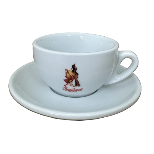Cappuccino Tasse rund mit Unterteller - Barbera Caffe