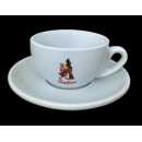 Cappuccino Tasse rund mit Unterteller - Barbera Caffe