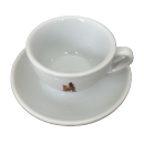 Cappuccino Tasse rund mit Unterteller - Barbera Caffe