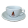 Cappuccino Tasse rund mit Unterteller - Barbera Caffe