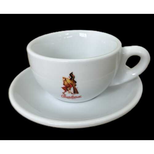 Jumbo Tasse mit Unterteller - Barbera Caffe