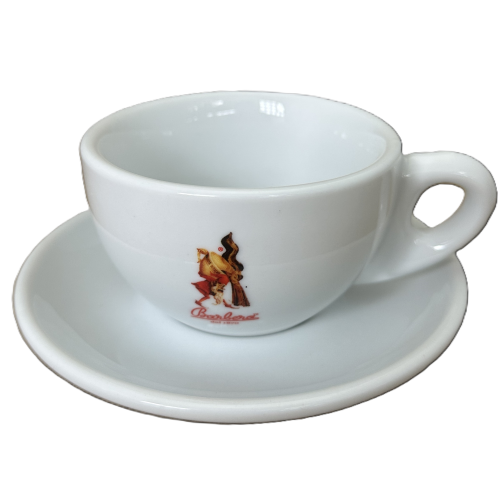 Jumbo Tasse mit Unterteller - Barbera Caffe