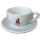 Jumbo Tasse mit Unterteller - Barbera Caffe