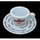 Espresso Tasse mit Unterteller - El Tostador Caffe