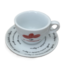 Cappuccino Tasse mit Unterteller - El Tostador Caffe