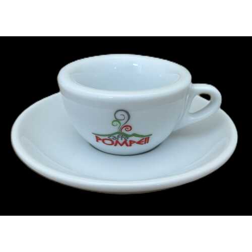 Espresso Tasse mit Unterteller - Pompeii Caffe