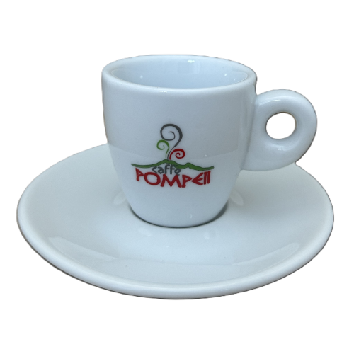 Espresso Tasse mit Unterteller - Pompeii Caffe