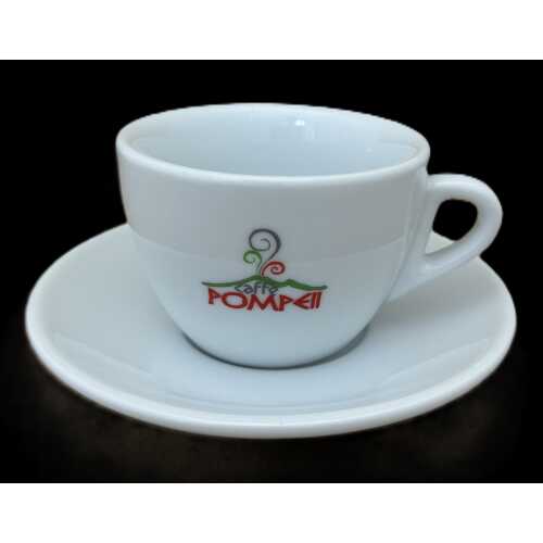 Cappuccino Tasse mit Unterteller - Pompeii Caffe
