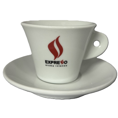 Cappuccino Tasse mit Unterteller von Expresso - Espresso Caffe