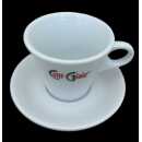 Cappuccino Tasse mit Unterteller von Caffe Gioia - Labcaffe