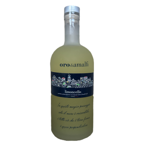 Limoncello aus Amalfi - 1,0 Liter - 35 vol. - Flasche: Downtown saturiert - LOro di Amalfi