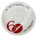 Espresso Tasse mit Unterteller von Caffen - Sonderedition 60 Jahre