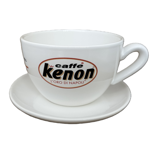 Zuckertasse mit Unterteller von Kenon - Caffe Centro Brasil