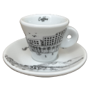 Espresso Tasse mit Unterteller von Caffen - Piazza del...