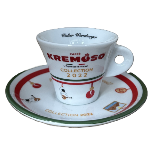 Espresso Tasse mit Unterteller Collection 2022 - Kremoso Caffe