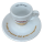 Espresso Tasse mit Unterteller - Kremoso Caffe
