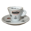 Espresso Tasse mit Unterteller Naples von Kenon - Caffe...