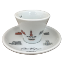 Espresso Tasse mit Unterteller Naples von Kenon - Caffe...