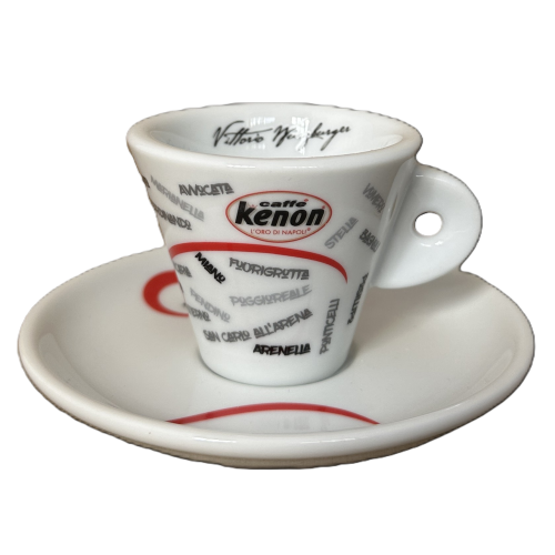 EspressoTasse mit Unterteller von Kenon - Caffe Centro Brasil