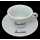 Cappuccino Tasse mit Unterteller von Karoma - Karoma Caffe Feio srl