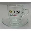 Espresso Glas mit Unterteller von Tostini - Tostini Caffe...
