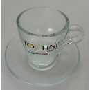 Espresso Glas mit Unterteller von Tostini - Tostini Caffe...