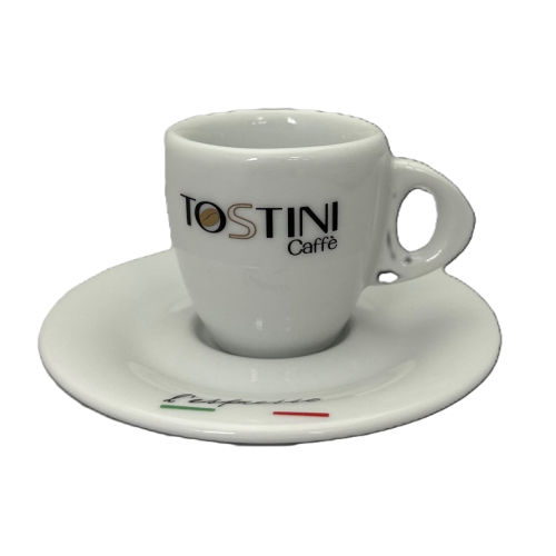 EspressoTasse mit Unterteller von Tostini - Tostini Caffe srl
