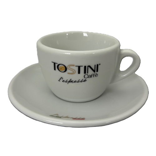 Cappuccino Tasse mit Unterteller von Tostini - Tostini Caffe srl