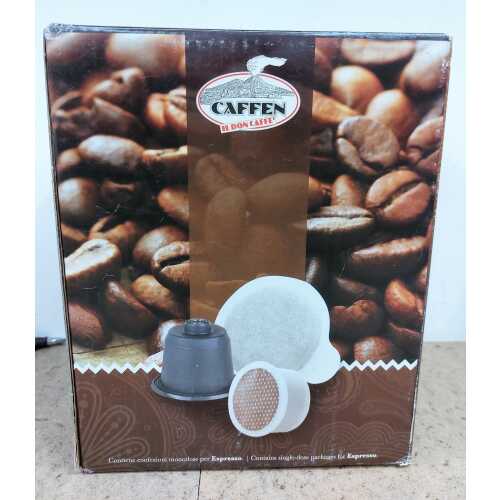 Oro / Gold - kompatible Kaffeekapseln für Nespresso® - Maschinen - 100 Stück - Caffen Caffe - MHD 30-07-2018